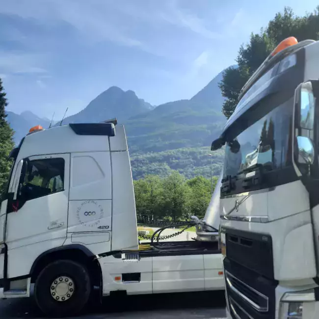 Vrachtwagen voor bergen